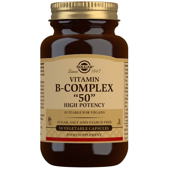 Vitamin B- Complex-50 Takviye Edici Gıda 50 Kapsül ürün görseli 1