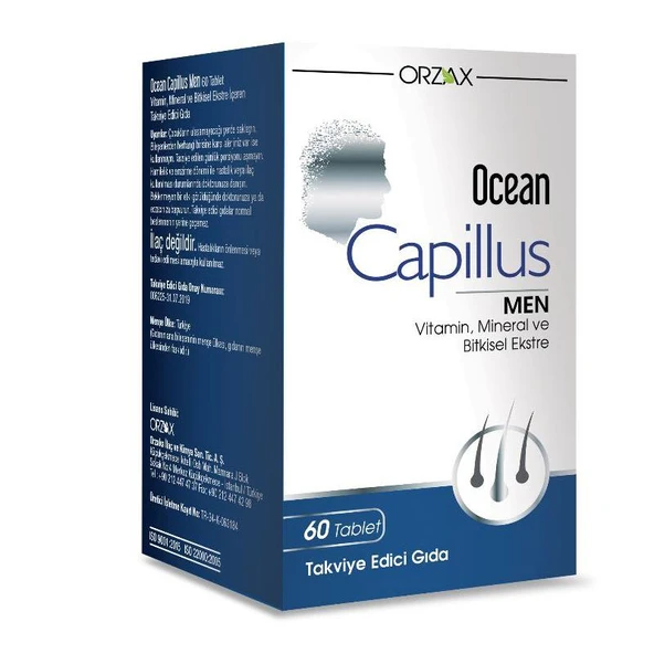 Capillus Men Takviye Edici Gıda 60 Tablet ürün görseli 1