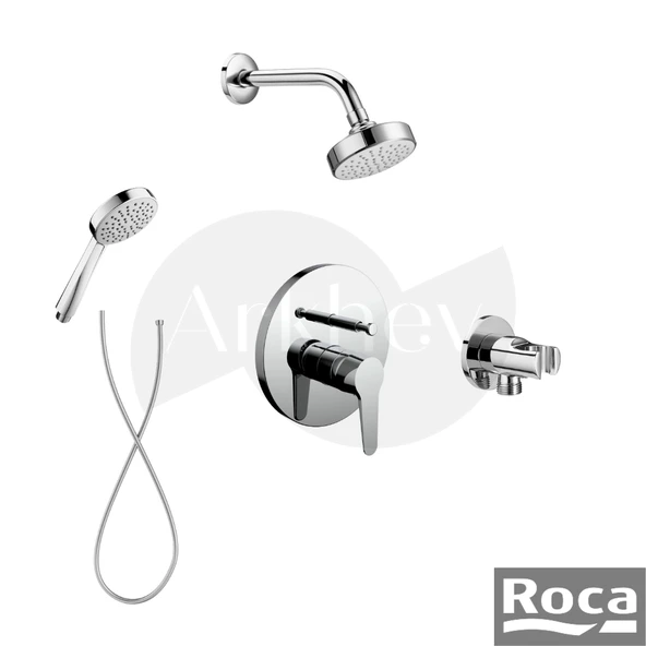 Roca Ankastre Banyo Duş Sistemi - Krom / İç Set Sıva Altı Grubu Dahil ARKHEV0024 ürün görseli 1