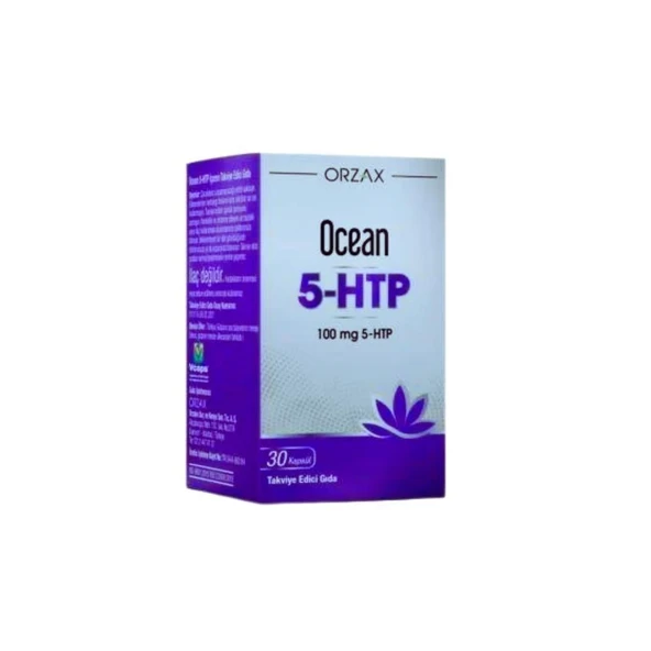 Ocean 5-HTP İçeren Takviye Edici Gıda 100mg 30 Kapsül ürün görseli 1
