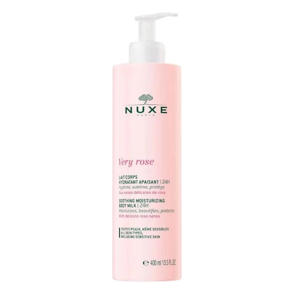 Nuxe Very Rose Soothing Moisturizing Body Milk 400 ml ürün görseli 1