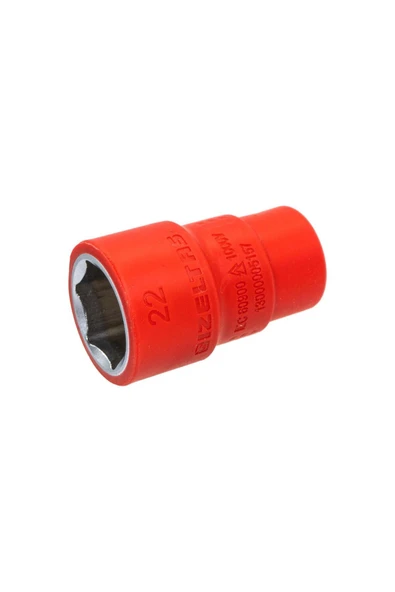 İzeltaş 13000005157 1000V İzoleli 6 Köşe 1/2" Lokma Anahtar 22 mm ürün görseli 1