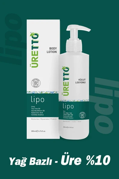 Uretto Lipo Vücut Losyonu 200 Ml - Resim 3