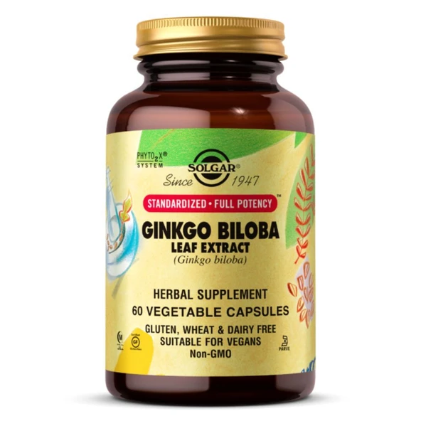Ginkgo Biloba Leaf Extract 60 Tablet ürün görseli 1