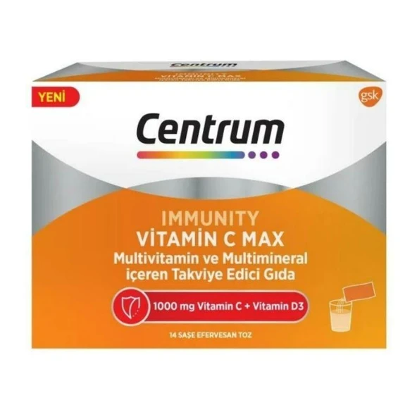 Centrum Immunity Vitamin C Max 14 Saşe ürün görseli 1