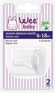 Wee Baby Silikon Biberon Yedek Emziği 6-18 Ay ürün görseli 1