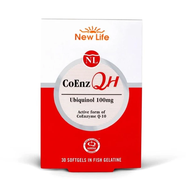 New Life CoEnz QH 100mg Takviye Edici Gıda 30 Kapsül ürün görseli 1