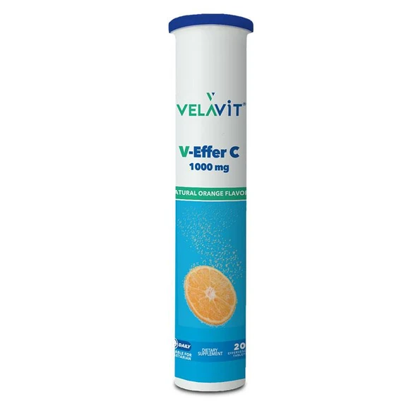 V-Effer C 1000 mg Takviye Edici Gıda 20 Tablet ürün görseli 1
