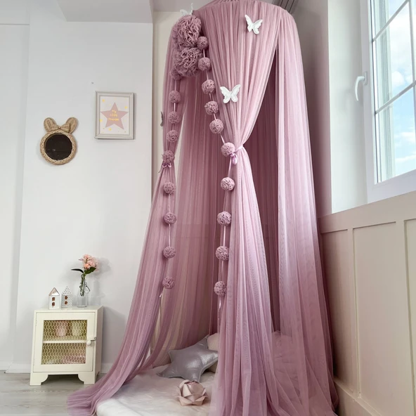 Pamuka Tül Cibinlik Deluxe Dusty Lilac ürün görseli 1