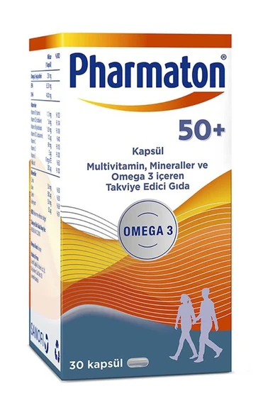Pharmaton 50 Plus 30 Kapsül ürün görseli 1