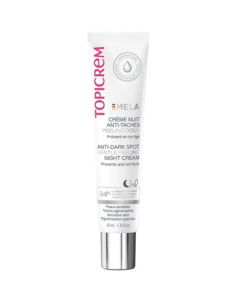 Topicrem Mela Lekeli Ciltler İçin Gece Kremi 40 ml ürün görseli 1