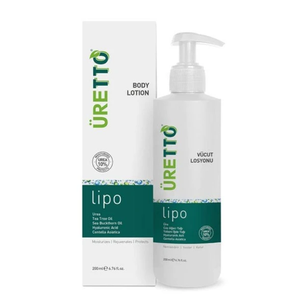 Uretto Lipo Vücut Losyonu 200 Ml ürün görseli 1