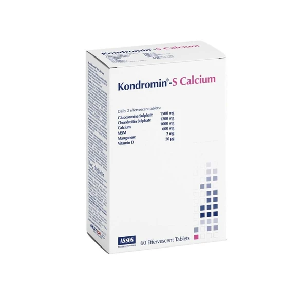 Kondromin-S Calcium Takviye Edici Gıda 60 Efervesan Tablet ürün görseli 1