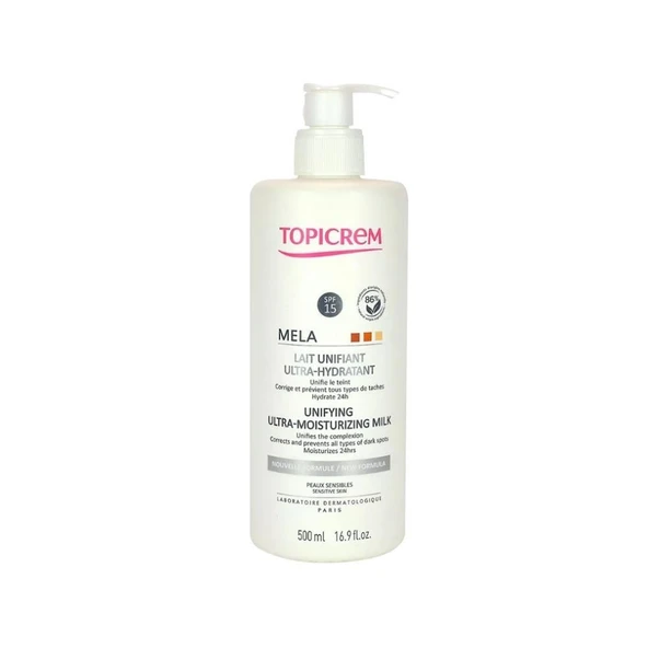 MELA Unifying Ultra Moisturizing Milk SPF15 Güneş Korumalı Aydınlatıcı Vücut Sütü 500ml ürün görseli 1