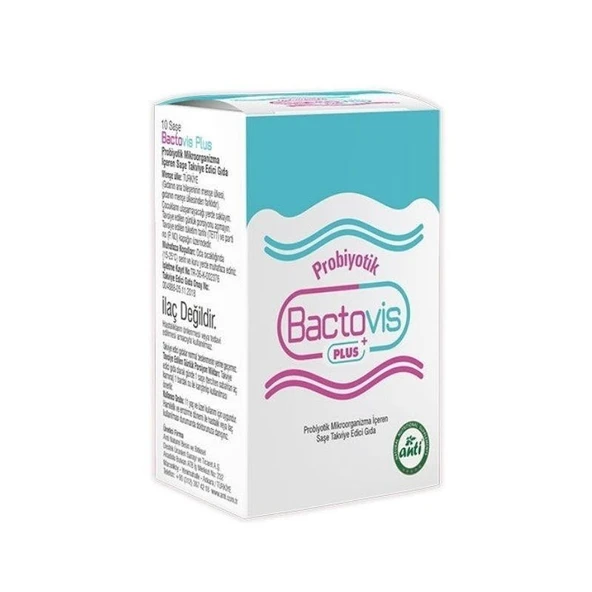 Bactovis Plus+ Probiyotik Takviye Edici Gıda 10 Saşe ürün görseli 1