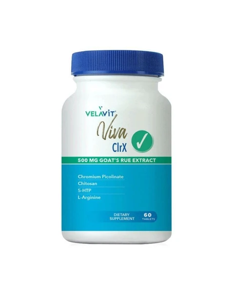 Velavit Viva ClrX Takviye Edici Gıda 60 Tablet ürün görseli 1