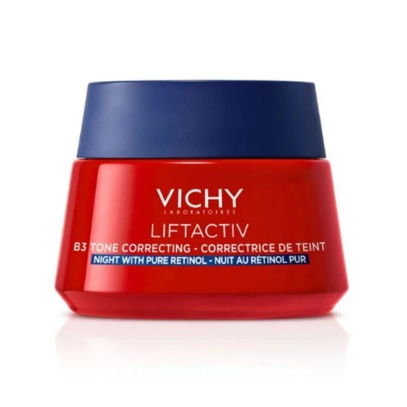 Vichy Liftactiv B3 Cilt Tonu Eşitleyici Retinol İçeren Gece Kremi 50 ml ürün görseli 1
