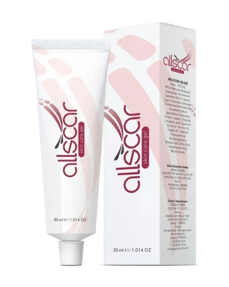 Allscar Skin Care Gel 30 Ml Tüp ürün görseli 1