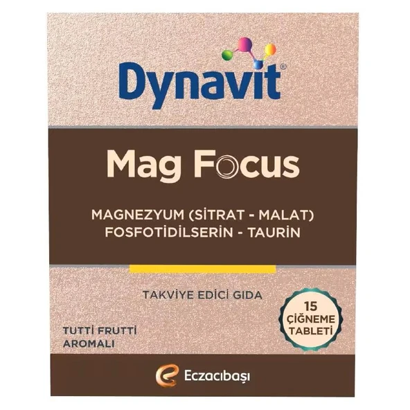 Dynavit Mag Focus 15 Çiğneme Tableti ürün görseli 1