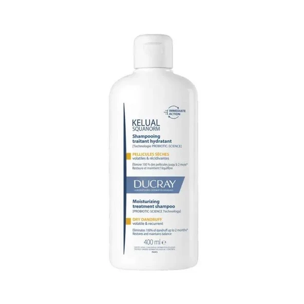 Ducray Kelual Squanorm Kuru Saçlar için Kepek Karşıtı Şampuan 400 ml ürün görseli 1