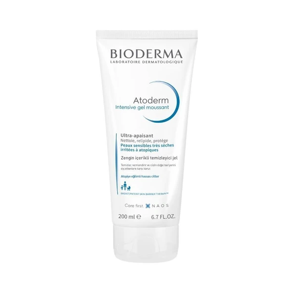 Atoderm Intensive Foaming Gel Atopiye Eğilimli Ciltler İçin Zengin İçerikli Temizleyici Jel 200ml ürün görseli 1