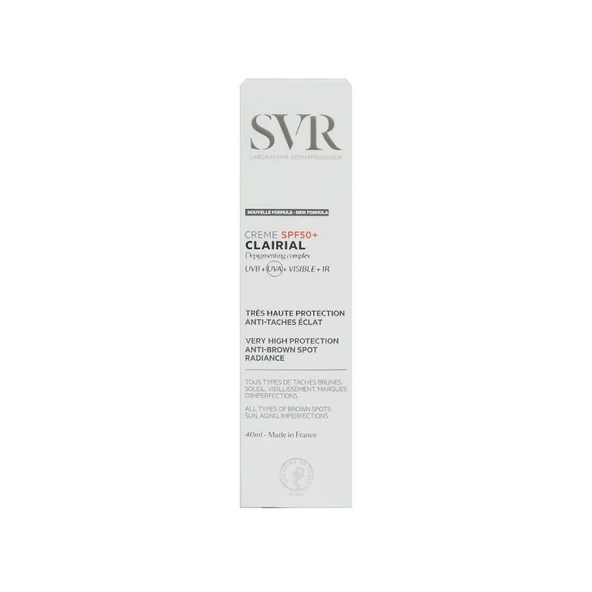 Clairal Creme SPF50+ Leke Karşıtı Güneş Koruyucu Krem 40ml ürün görseli 1