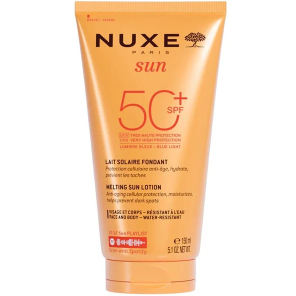 Nuxe Sun Melting Lotion Hig Protection SPF 50+ Güneş Koruyucu 150ml ürün görseli 1