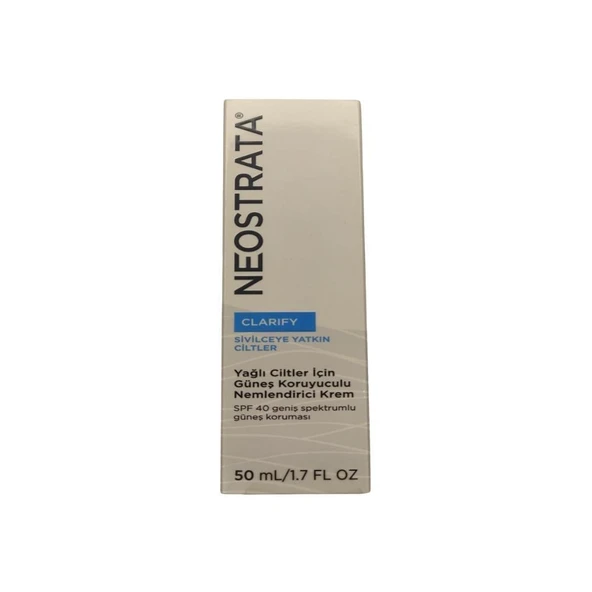 Clarify Güneş Koruyuculu Nemlendirici Krem SPF40 50ml ürün görseli 1