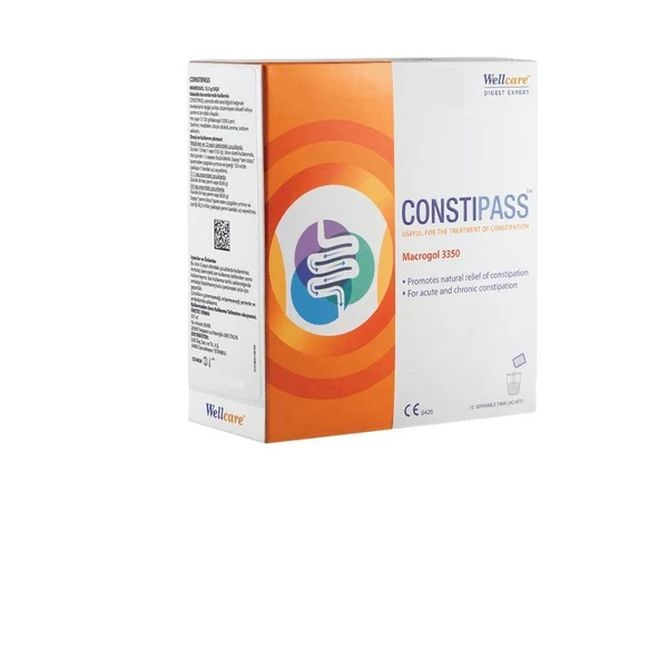 Constipass Macrogol 3350 Takviye Edici Gıda 10 Saşe ürün görseli 1