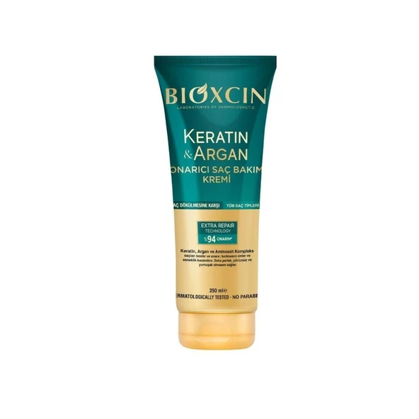 Keratin ve Argan Onarıcı Saç Bakım Kremi 250 ml ürün görseli 1