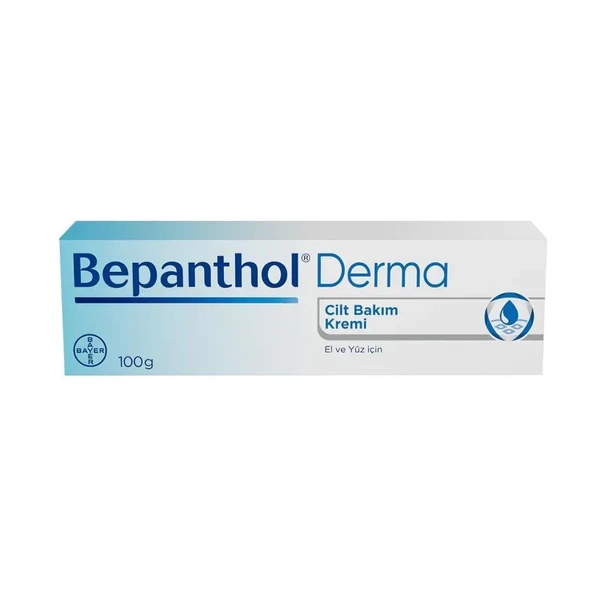 Bepanthol Derma El Ve Yüz İçin Günlük Nemlendirici Cilt Bakım Kremi 100gr ürün görseli 1