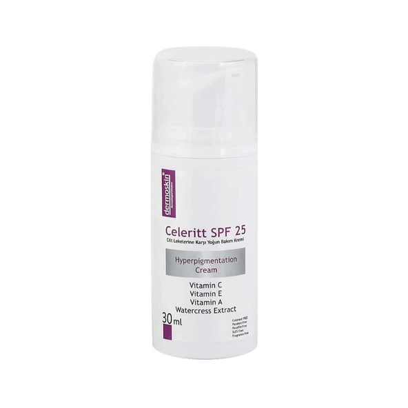 Dermoskin Celeritt SPF 25 Leke Karşıtı Bakım Kremi 30 ml ürün görseli 1