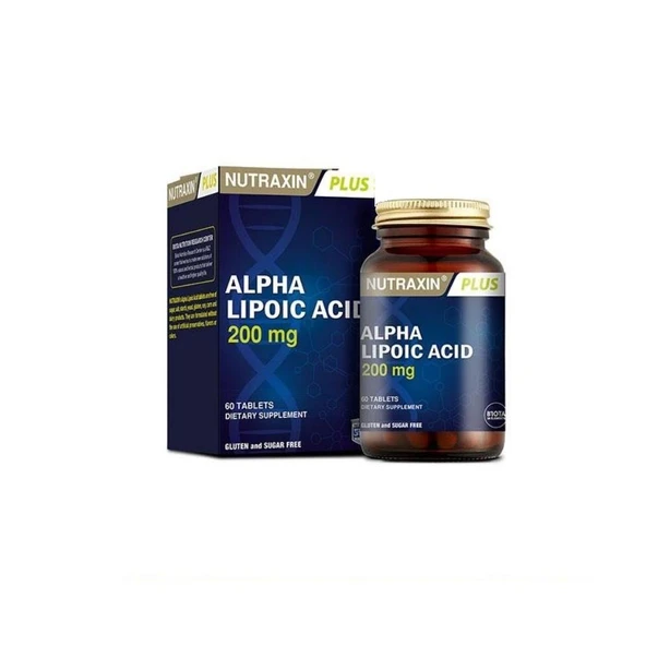 Plus Alpha Lipoic Acid 200mg Takviye Edici Gıda 60 Tablet ürün görseli 1