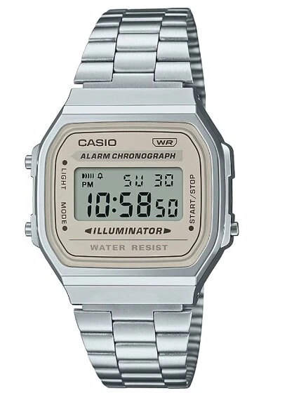 Casio Retro A168WA-8AYDF Quartz Dijital Çelik Gri 36 mm Erkek Kol Saati ürün görseli 1