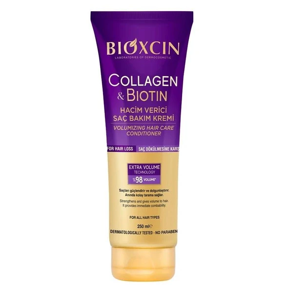 Bioxcin Collagen Biotin Hacim Verici Saç Kremi 250 ml ürün görseli 1