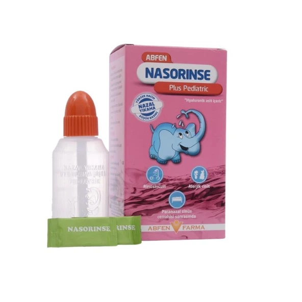 Abfen Nasorinse Plus Pediatric Yüksek Hacimli Nazal Yıkama ürün görseli 1