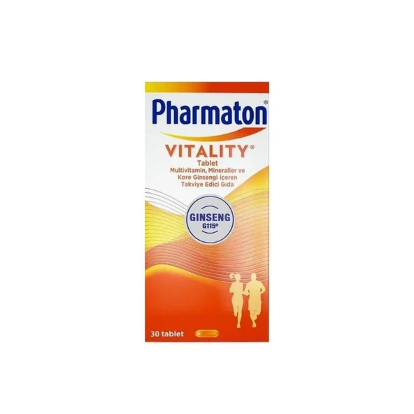Vitality Multivitamin, Mineraller Ve Kore Ginsengi İçeren Takviye Edici Gıda 30 Tablet ürün görseli 1