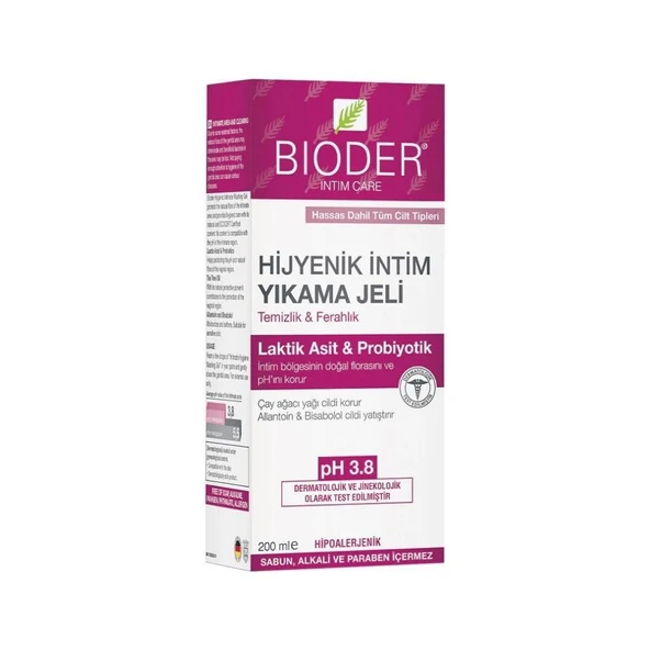 İntim Care Hijyenik Hassas Dahil Tüm Cilt Tipleri İçin İntim Yıkama Jeli 200ml ürün görseli 1