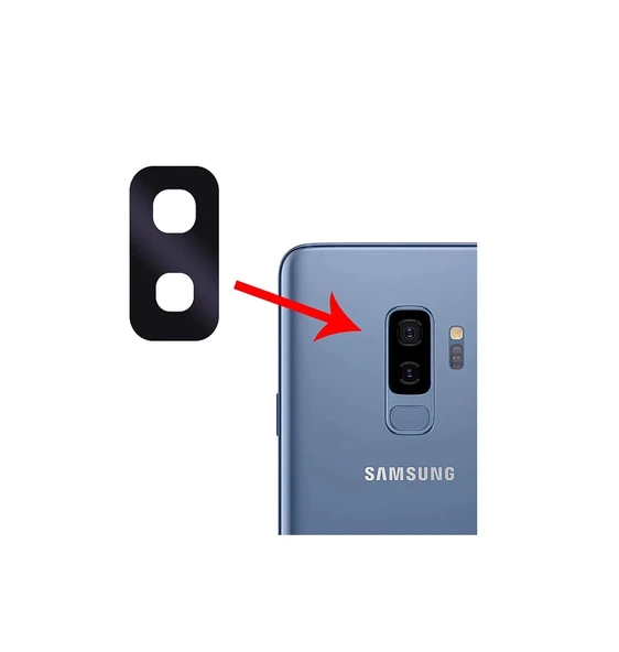 Samsung S9 Plus G965F Kamera Camı Lens ürün görseli 1