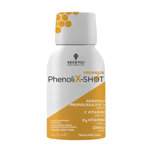 Bee & You Propolis PhenoliX 50ml x 12 Shot ürün görseli 1