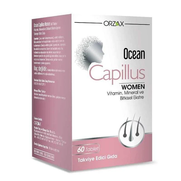 Orzax Ocean Capillus Women 60 Tablet ürün görseli 1