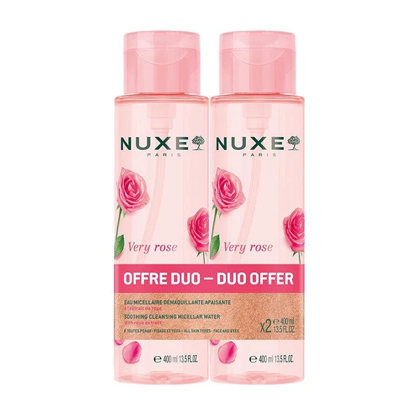 Nuxe Very Rose Ferahlatıcı Misel Su 2x400 ml ürün görseli 1