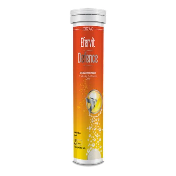 Orzax Efervit Defence 20 Efervesan Tablet ürün görseli 1