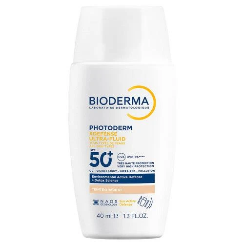 Bioderma Photoderm XDefense Spf50+ Tüm Cilt Tipleri İçin Renkli Güneş Kremi 40 ml - Very Light ürün görseli 1