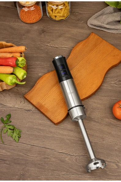Zln3984 | Dikey El Blender | 1200w 12 Hız | Turbo | Paslanmaz Çelik Bıçaklar ürün görseli 1