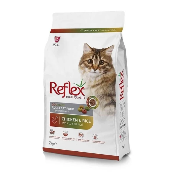 Reflex Multi Color Renkli Taneli Tavuklu Kuru Kedi Maması 2 Kg ürün görseli 1
