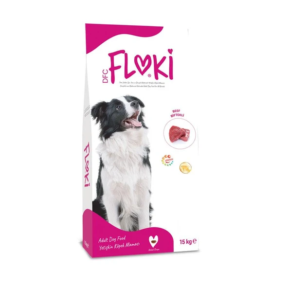 Floki Biftekli Yetişkin Köpek Maması 15 Kg ürün görseli 1