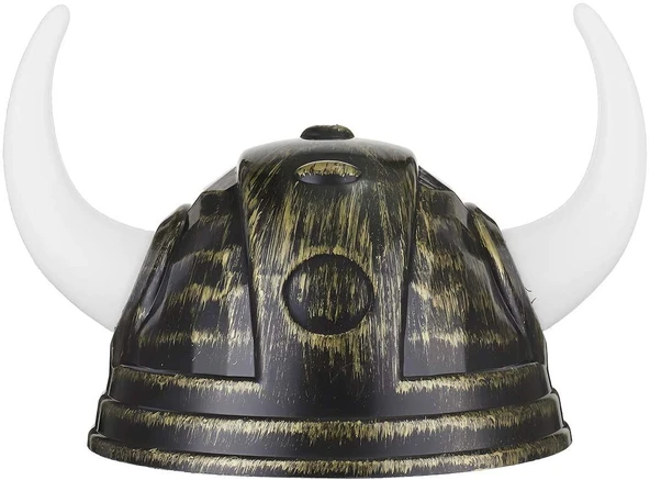 Viking Başlığı Asteriks Başlığı Altın Renk ürün görseli 1