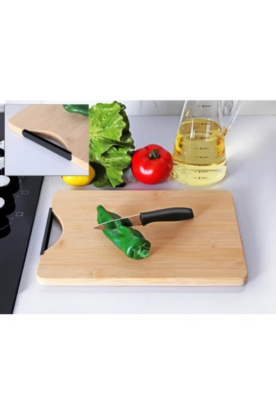 Pinkev Bambu Ekmek Kesme Tahtası 24x34 cm ürün görseli 1