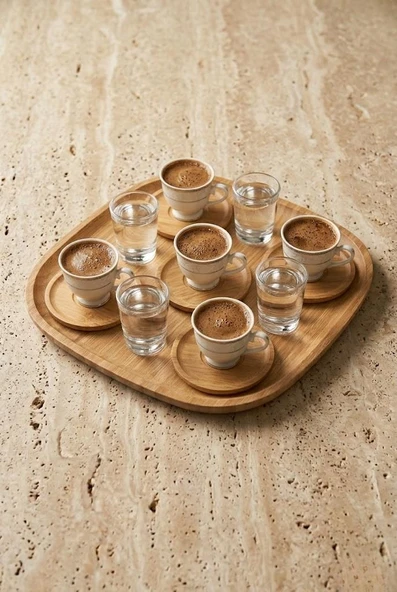 Bambum Mocha Kare Tepsi ürün görseli 1